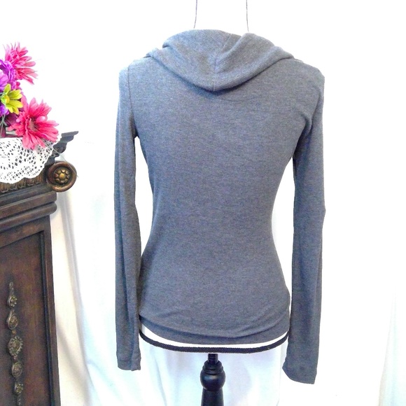 🧩Gap Charcoal The Octavia Waffle Cowl - Picture 3 of 6